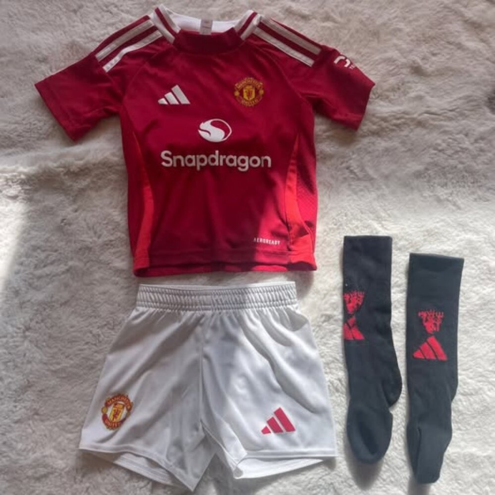 Toddler Soccer Outfit Kits - Manchester & Madrid (Quantity 2), 2-3T ($150 Value)